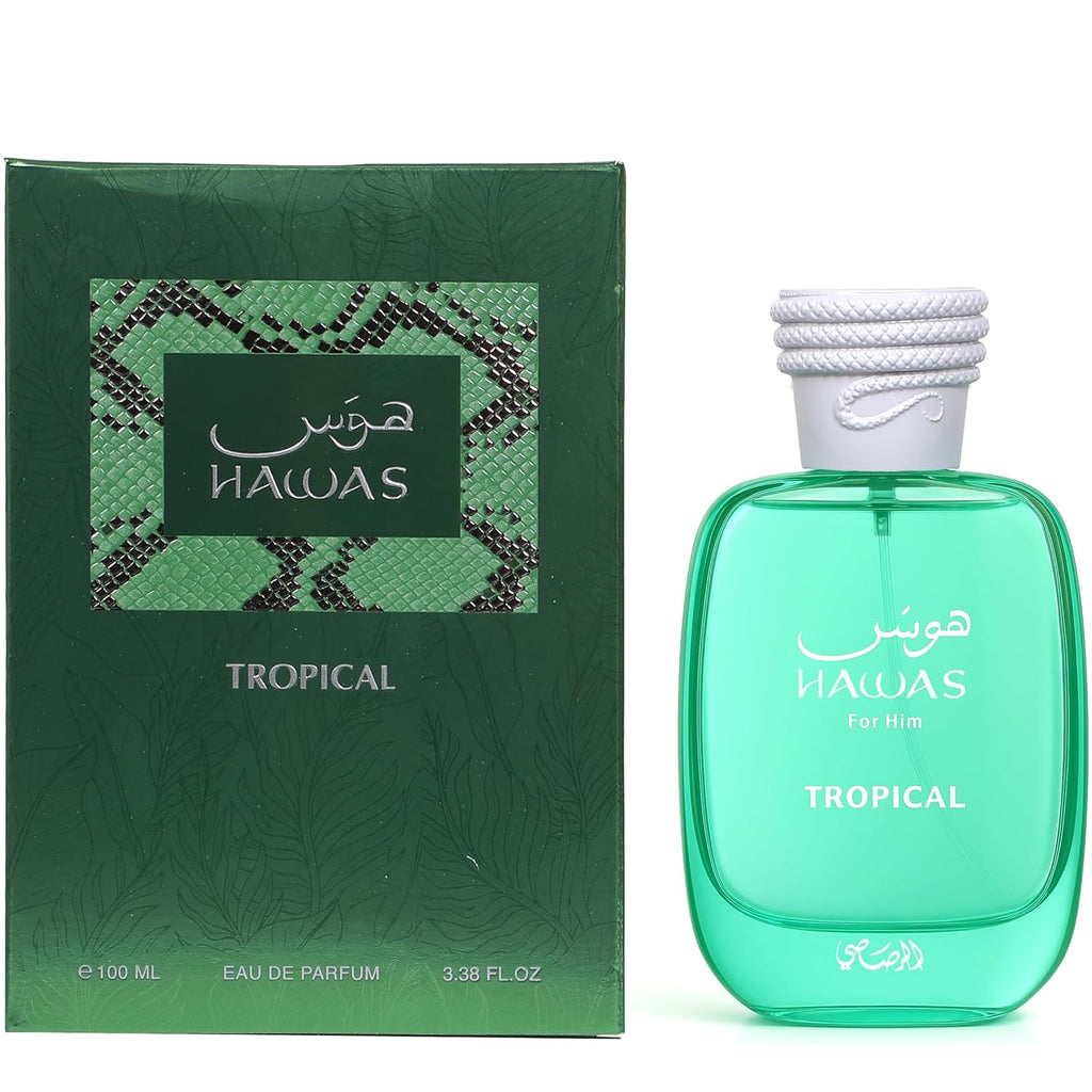 Hawas Tropical Eau De Parfum by Rasasi 100ml 3.38 FL OZ